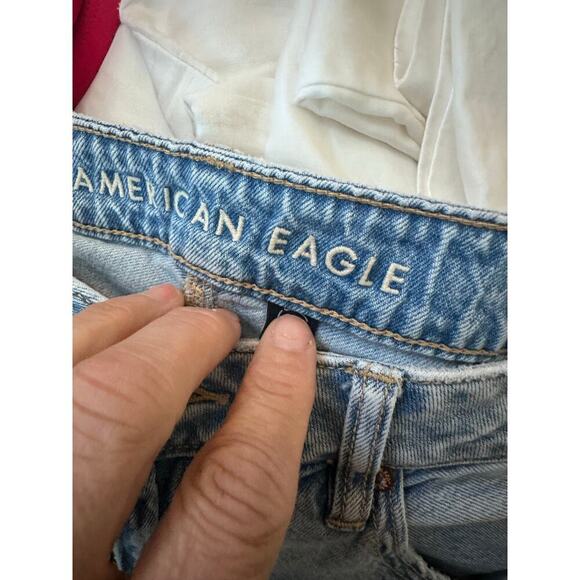 American Eagle Outfitters Women's Blue Low Rise Jean Denim Maxi Skirt Size 12 - Picture 11 of 11